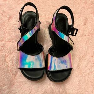 Horoscopez Platform Sandals. 7